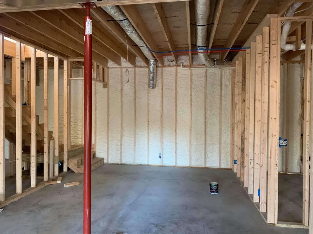 Basement Spray Foam Insulation in Knoxville